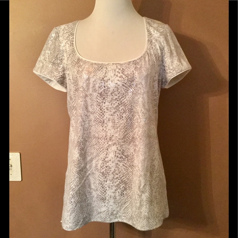 WHBM ! Sequin Top !